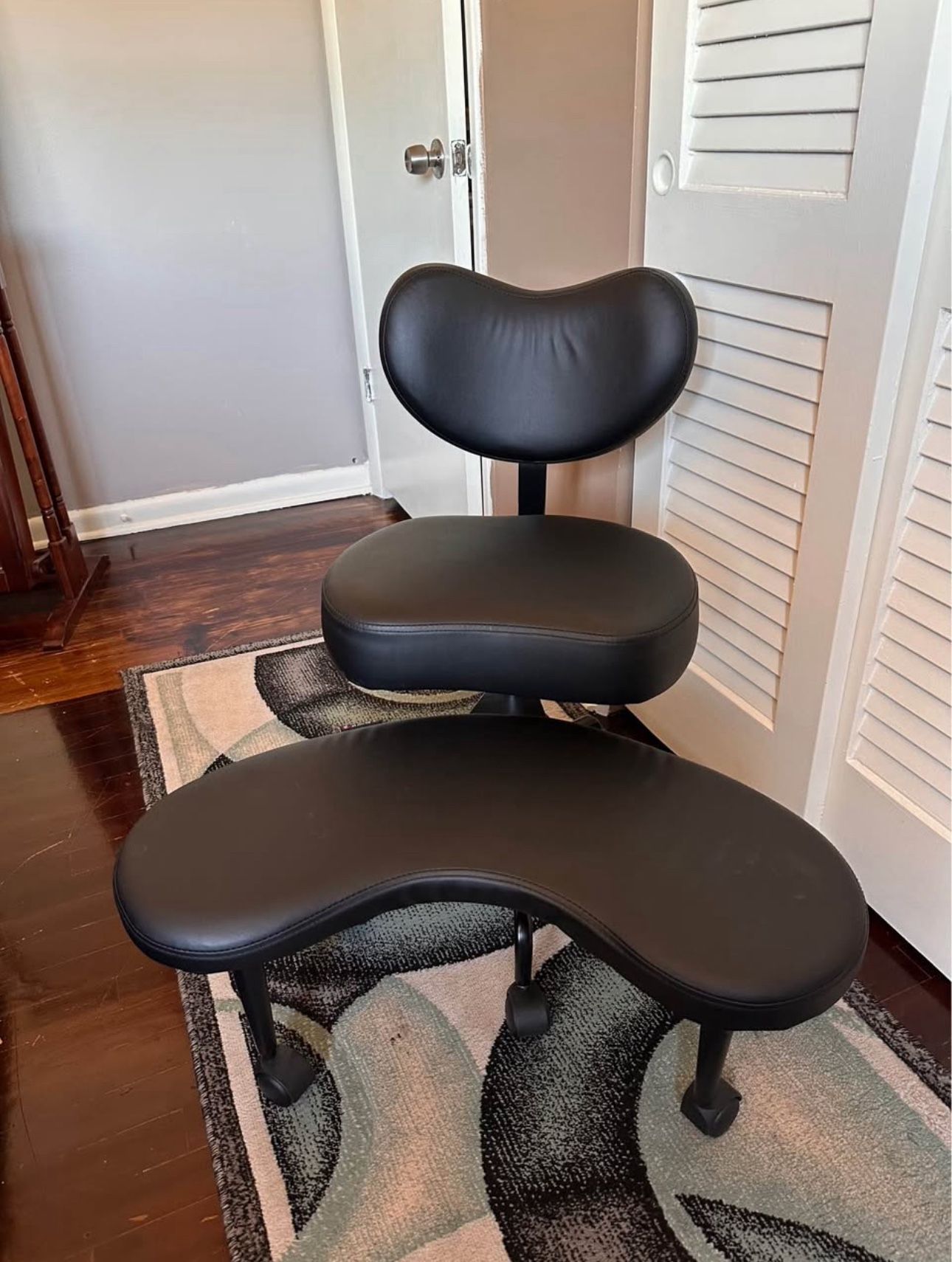 Meditation Chair Plus, Cross Legged Chair with Wheels, ADHD Chair, Criss Cross Desk Chair with Lumba