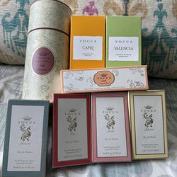 TOCCA brand new never open eight piece body, and home fragrance set
