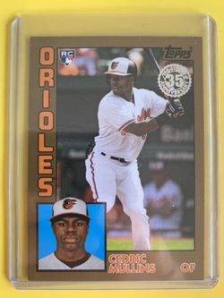 2018 Topps Cedric Mullins 85r Gold /50