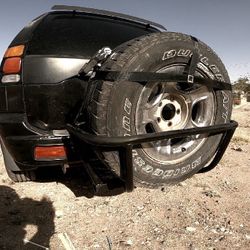 Hitch Mounted Tire Carrier