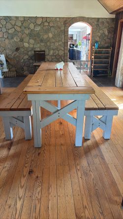 Table And Benches