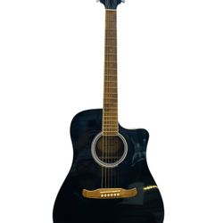 Fender FA-125CE BLK FA Series Hybrid Acoustic-Electric Guitar