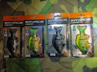 4 Savage gear 3 d rtf bluegill swimbaits
