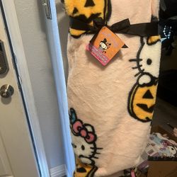 Hello Kitty faux fur blanket 