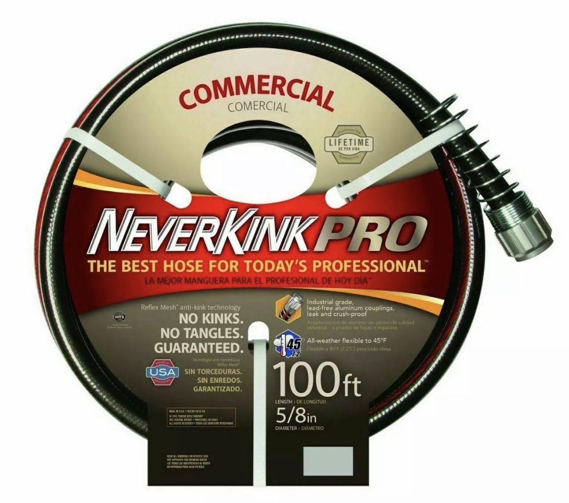 Green Thumb / Apex 8844-100 Commercial NeverKink No Kink Water Hose 5/8" x 100'