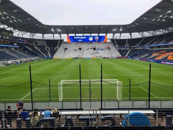 FC CINCINNATI VS NEW YORK CITY FC, FRONT ROW ON AISLE LOWERS 