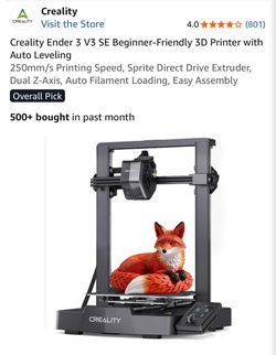 3D Printer Ender 3 V3 SE
