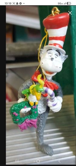 Dr. Seuss Cat in the Hat Christmas Ornament