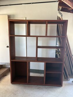 Book shelf oak wood