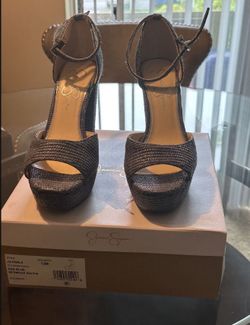 Jessica Simpson Pisila Ash Blue Size 12 New With Box