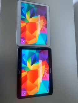 (2) Samsung Tablets 10” tab 4