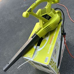SUNJOE electric BLOWER VACCUM MULCHER