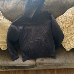 Supreme Quilted Hoodie Size Large 2018 