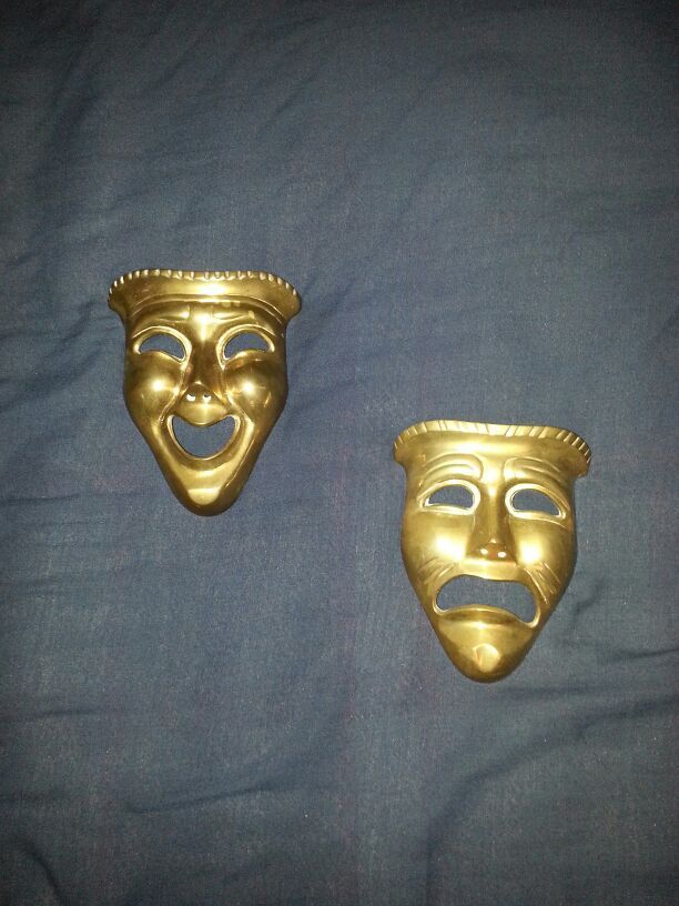 Brass Smile Now Cry Later Mask