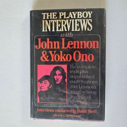 John Lennon Yoko Ono THE PLAYBOY INTERVIEWS HCDJ 1981 1ST 1ST GOOD COND.