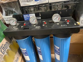 HOUA 3-Stage Whole House Water Filtration System