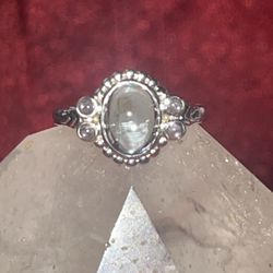 Handmade Moonstone Engagement Ring  # 7