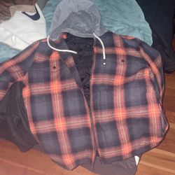 Zip Up Jacket with Hoodie