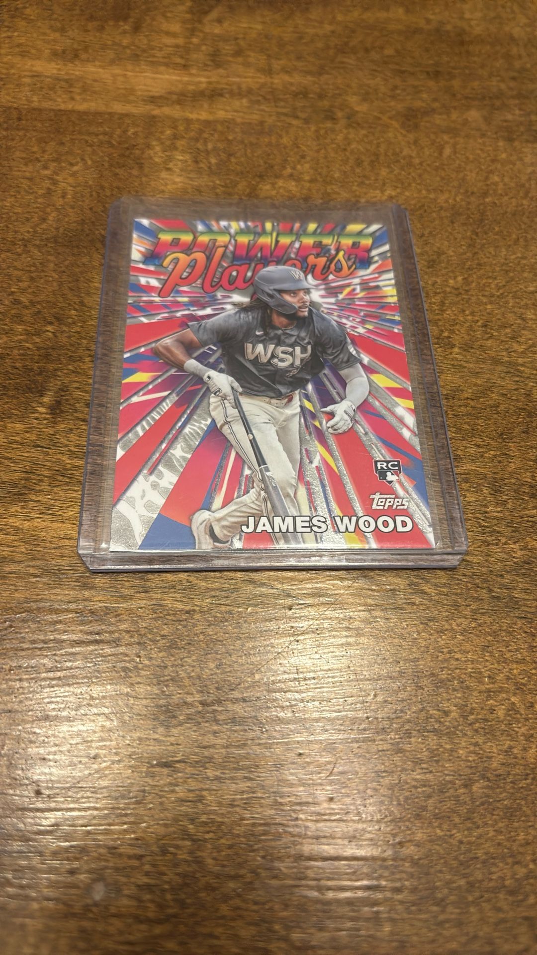 Washington Nationals James Wood Rookie Power Players Insert