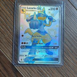 Shiny Lucario GX - Hidden Fates