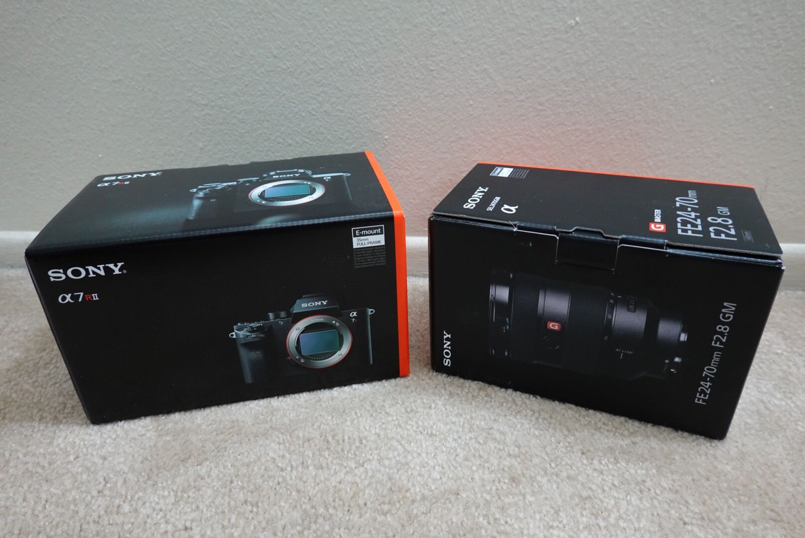 For Sale: Sony a7R ii [ILCE7RM2/B][a7rii] Mirrorless Camera ($1150) + Sony FE 24-70mm [SEL2470GM] GM Lens ($1800) - "Brand New in Box"