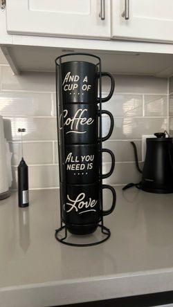 All you need coffee stacked set