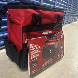 Husky 18 in. 18 Pocket Rolling Tool Bag