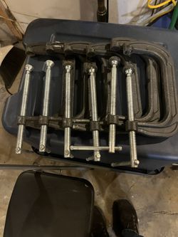10” Clamps- New