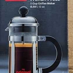 BODUM Chambord French Press – 3 Cup – New in Sealed Box  Selling a brand‑new, sealed Bodum Chambord French Press (3‑cup size/ 12 oz). Never opened, ev