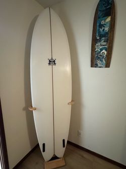 7’5” Larry Mabile / Twin Fin / long fish Surfboard