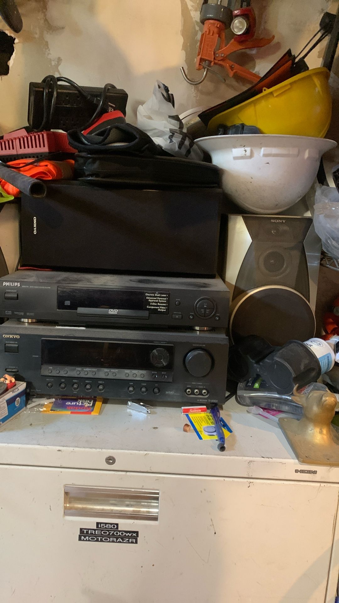 Sony Stereos and Onkyo Amplifier