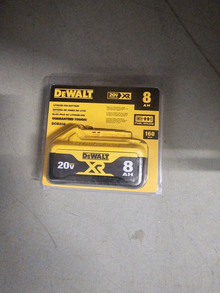 Dewalt 20v Battery New 8.0