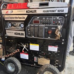 AMP FourFront 9250 Generator. A multi-purpose tool that functions as generator, air compressor, welder, and plasma cutter