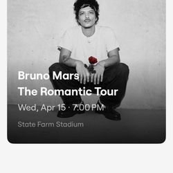 Bruno mars Tickets 