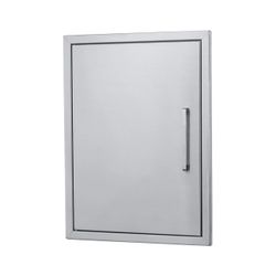 New in the box BBQ Access Door Stainless Steel, Overall-Size: 17" W 23"H HSingle Door Reversible Open Left or Right, Flush Mount for Outdoor Kitchen(D