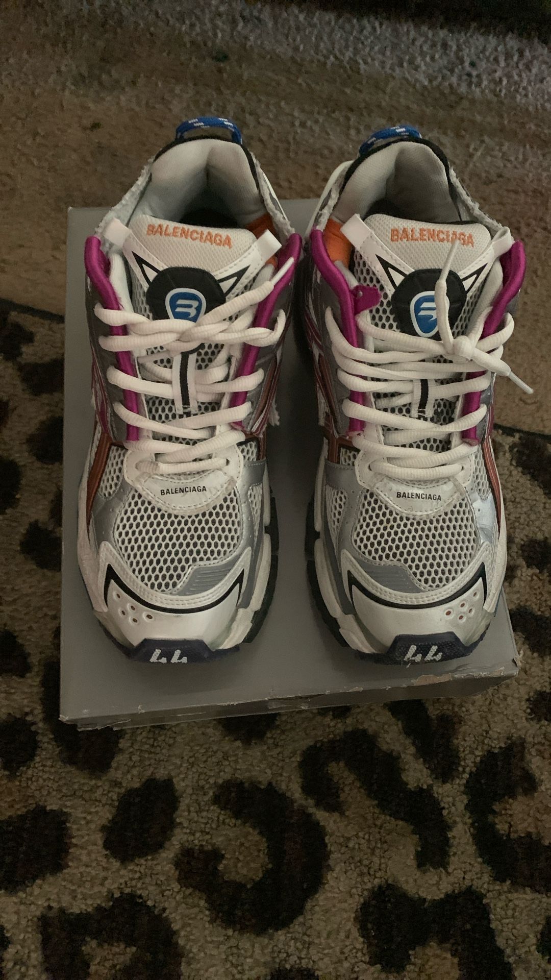 balenciaga runners multicolor