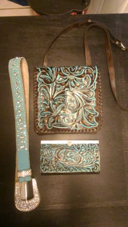 Patricia Nash Leather Purse and Wallet - New With Tags