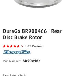 Durago Rear Disc Brake Rotors.Vw,Audi