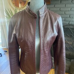 Vera Pelle Fitted Leather Jacket