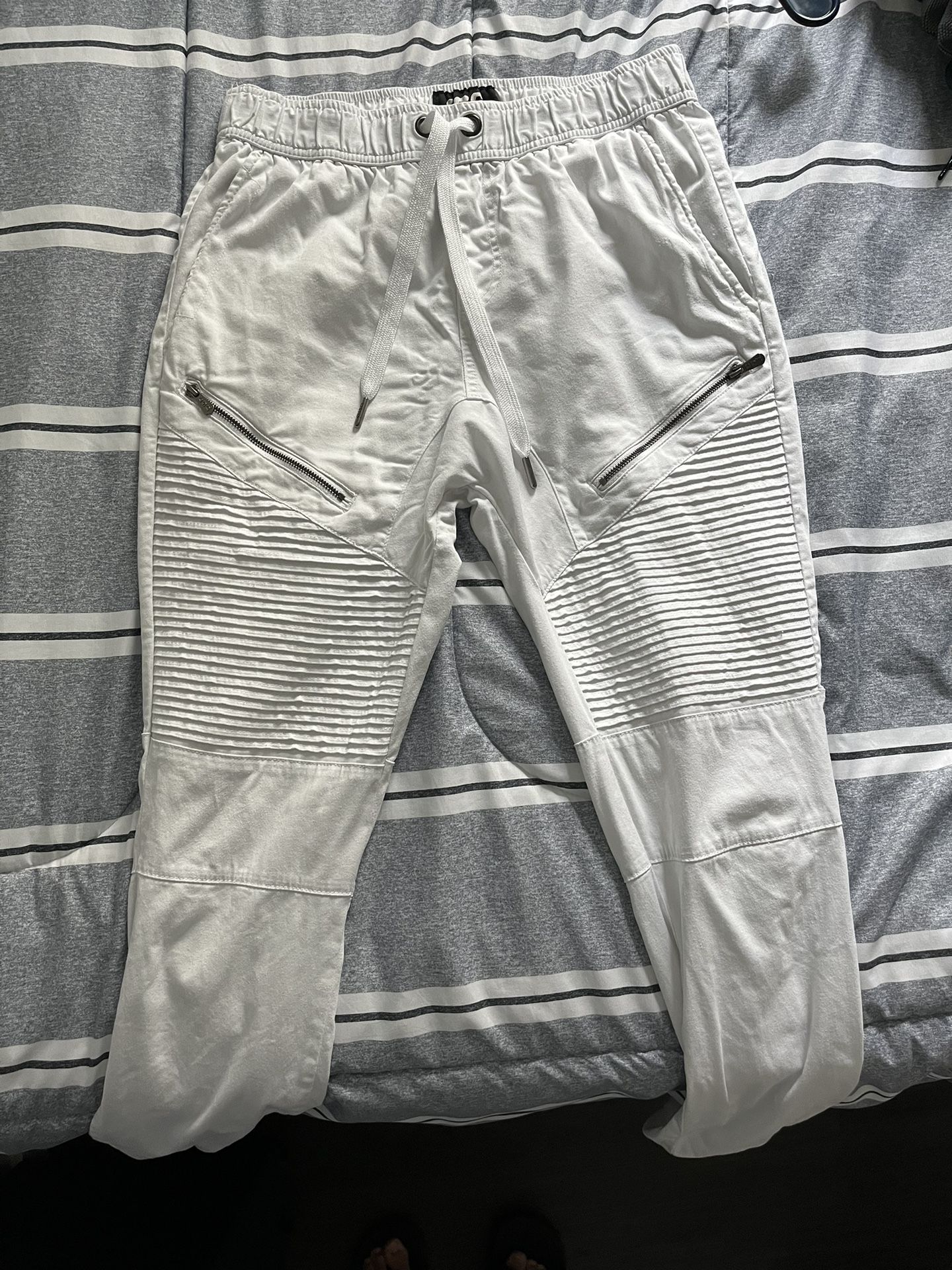 White CSG Jogger Pants (Size Medium)