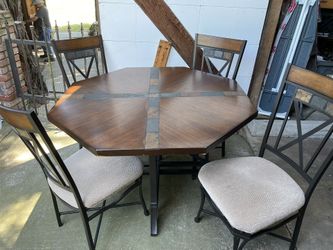 Table and 4 chairs