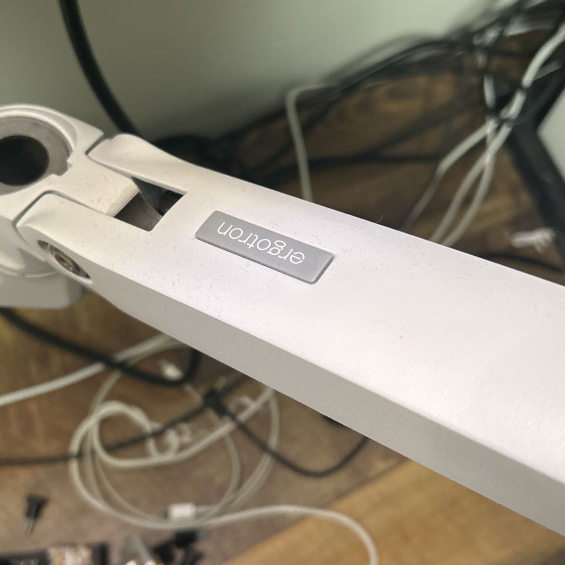 Ergotron – LX Vertical Stacking Dual Monitor Arm, VESA Desk Mount
