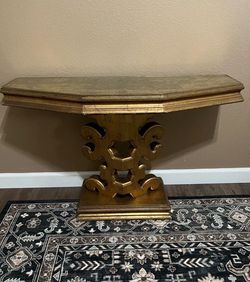 Hollywood Regency James Mount Style Console READ POST