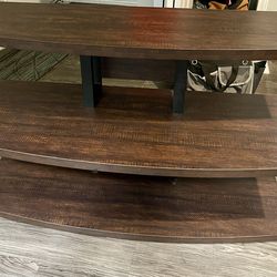 TV stand with shelves $60 obo