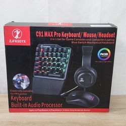 Gaming keyboard, Mouse, And Headset Combo