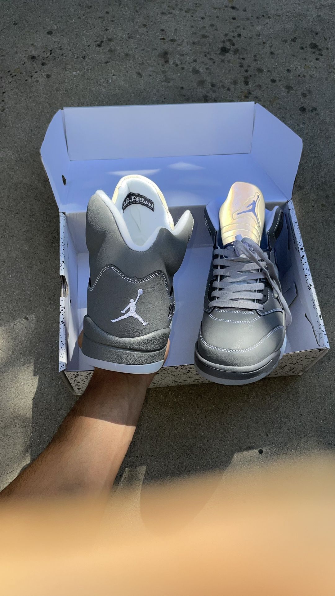 Wolf Grey Jordan 5