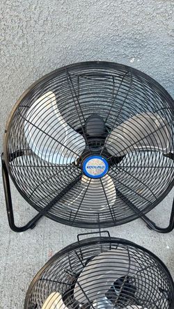 2-Kool-Flo Large Industrial Floor Fan