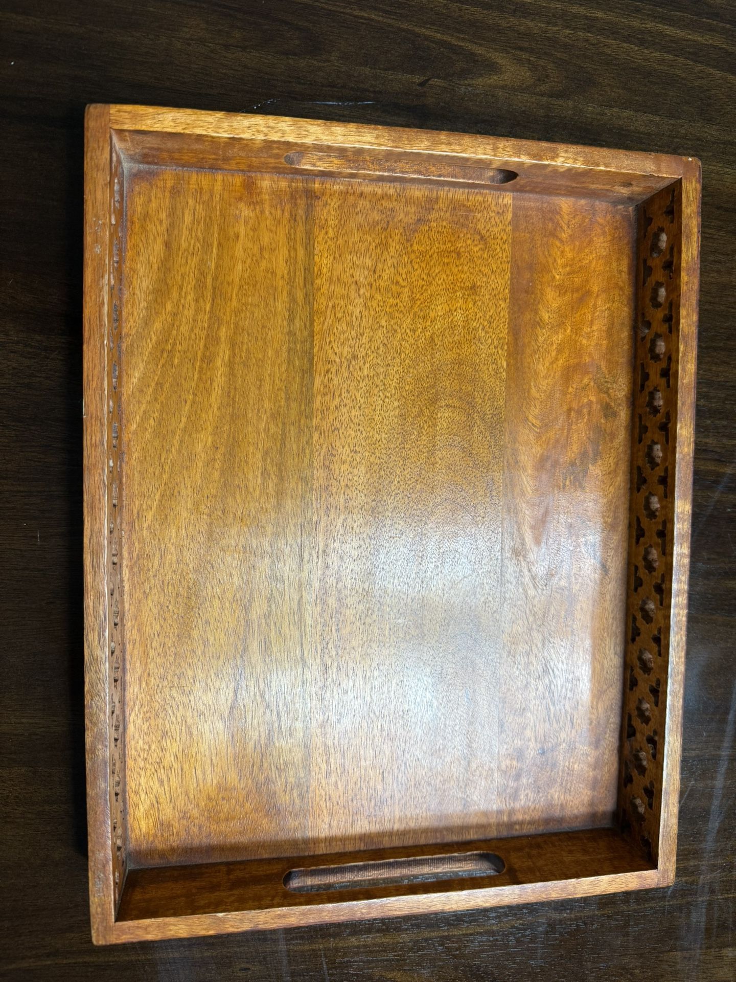 Wood Brown Tray