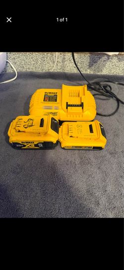Dewalt batteries and charger
