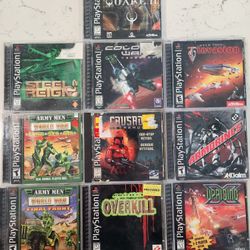 Assorted Lot Of Playstation 1 Games